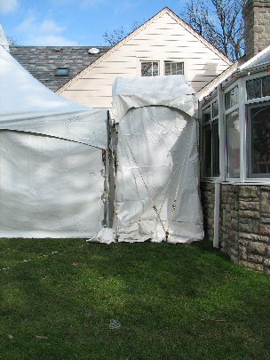 10 foot x 5 foot walkway tent