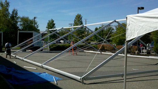 40 x 60 Future Trac Frame Tent Construction Frame