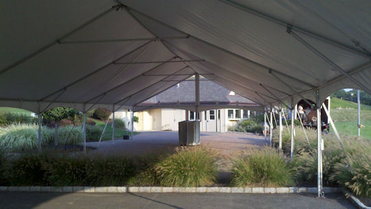 30 x 90 Future trac frame Tent Clear ends