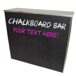 4 ft chalkboard bar