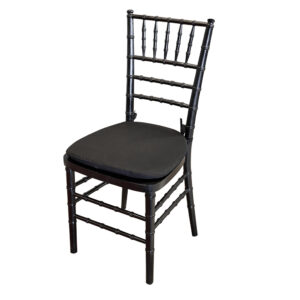 Black ballroom chair