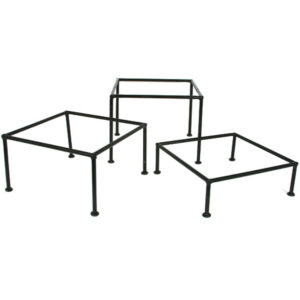 iron square stand for aluminum tray