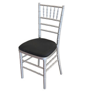 Silver ballroom chair