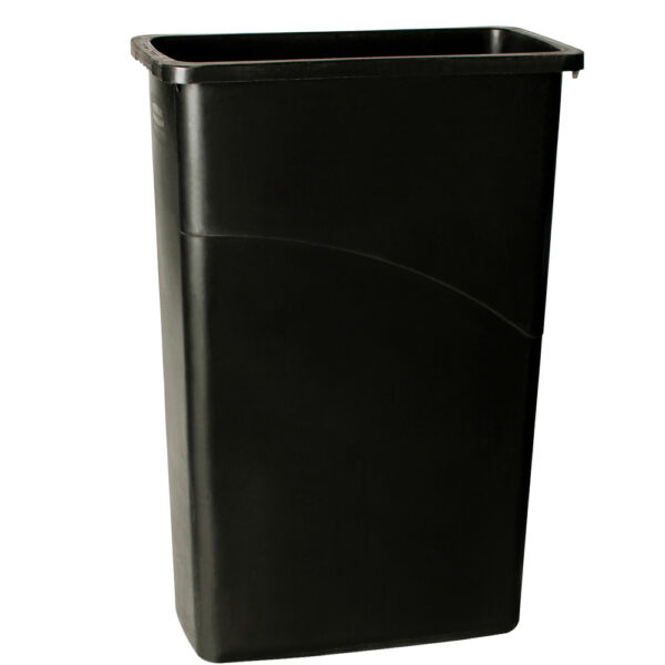 slim trash can