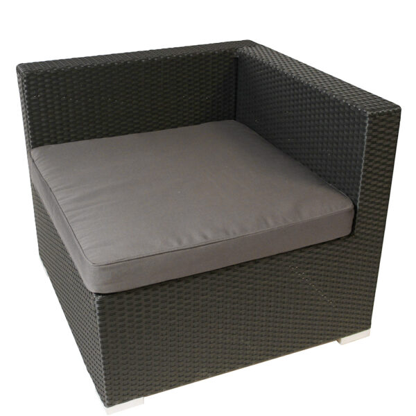 outdoor woven sectional corner