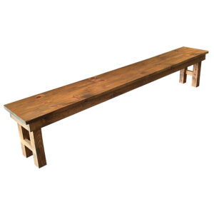 rustic farmhouse style bench